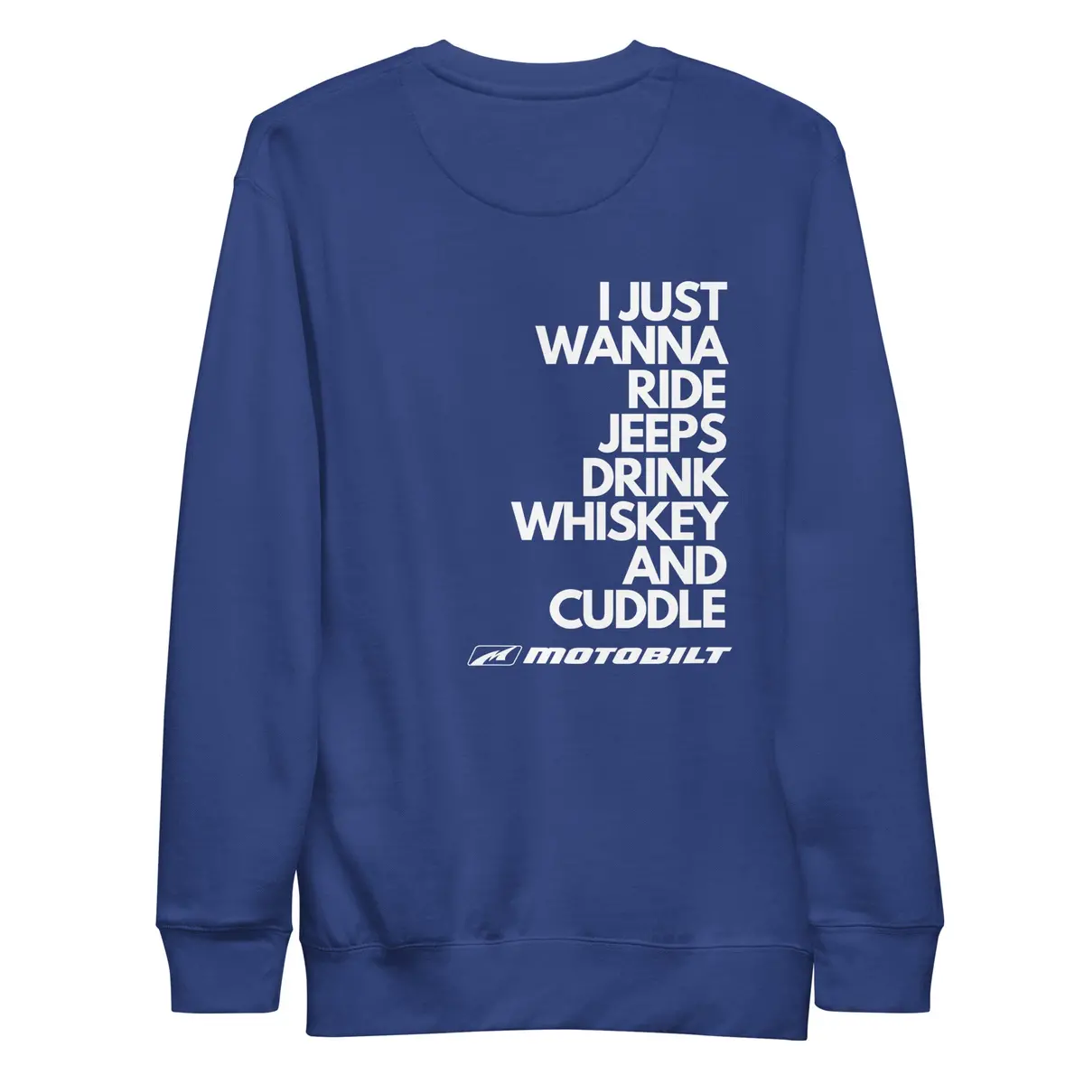 Premium Sweatshirt Featuring Jeep, Whiskey & Cuddle Theme - Image 8