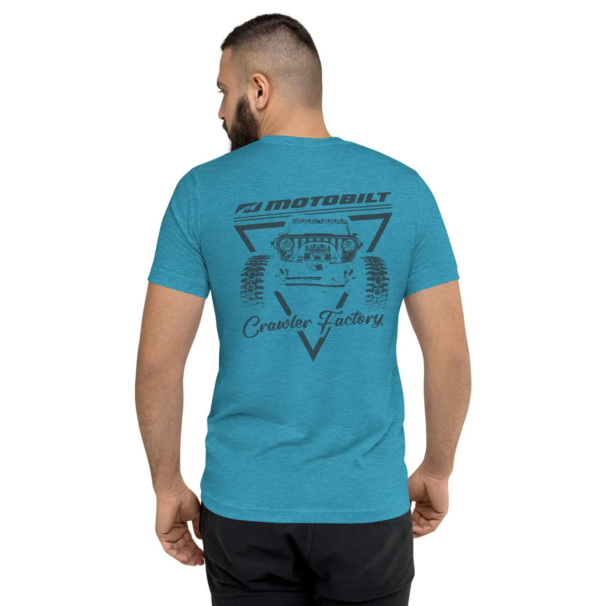 Motobilt Crawler Factory Tri-Blend Monotone T-Shirt - Image 9
