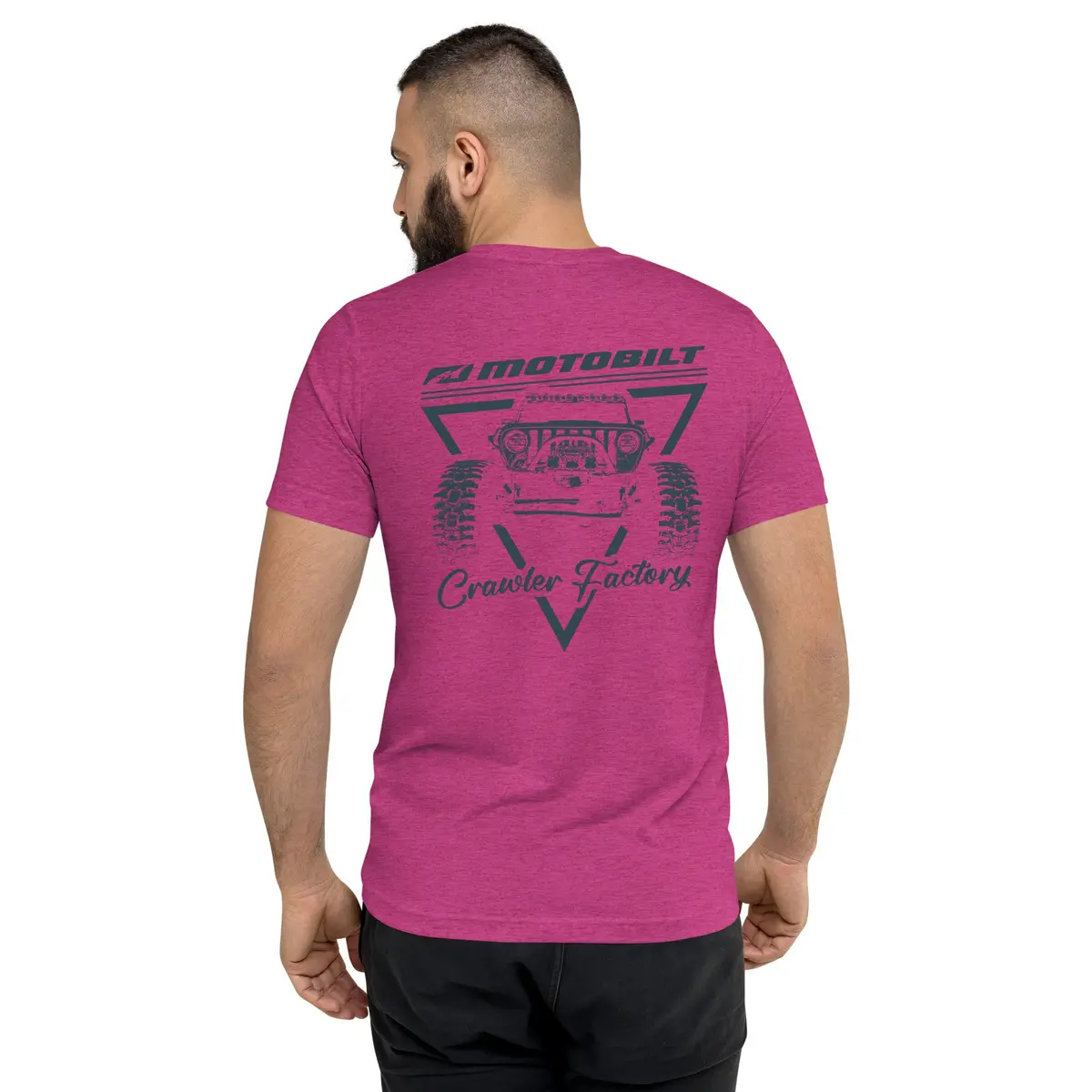 Motobilt Crawler Factory Tri-Blend Monotone T-Shirt - Image 7