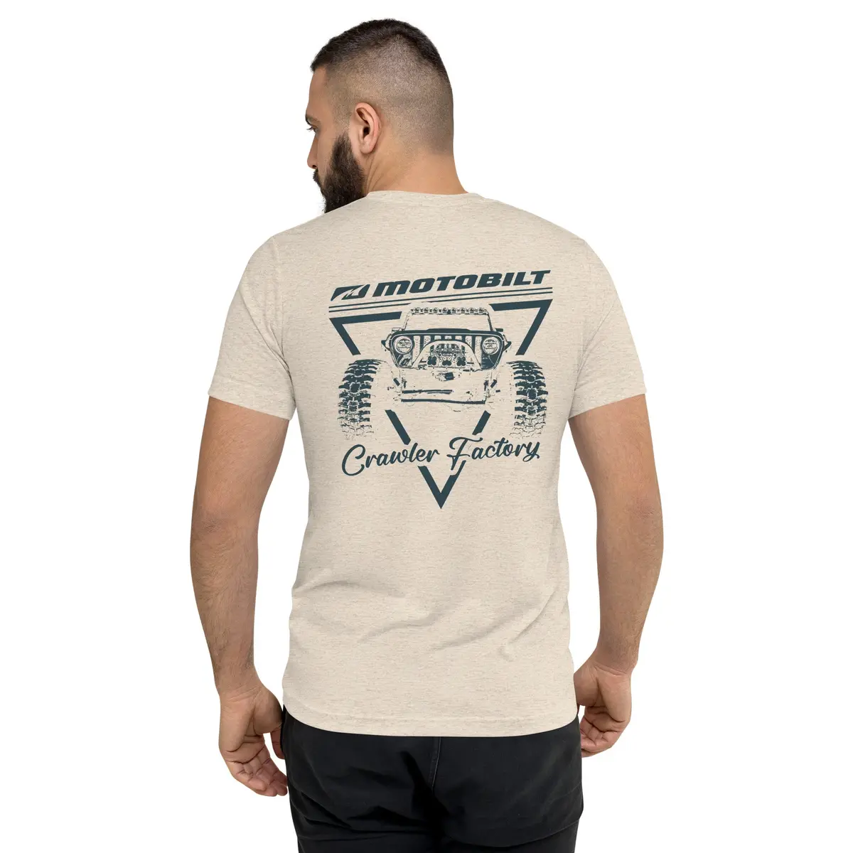 Motobilt Crawler Factory Tri-Blend Monotone T-Shirt - Image 13