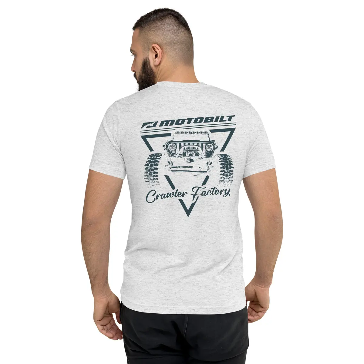 Motobilt Crawler Factory Tri-Blend Monotone T-Shirt