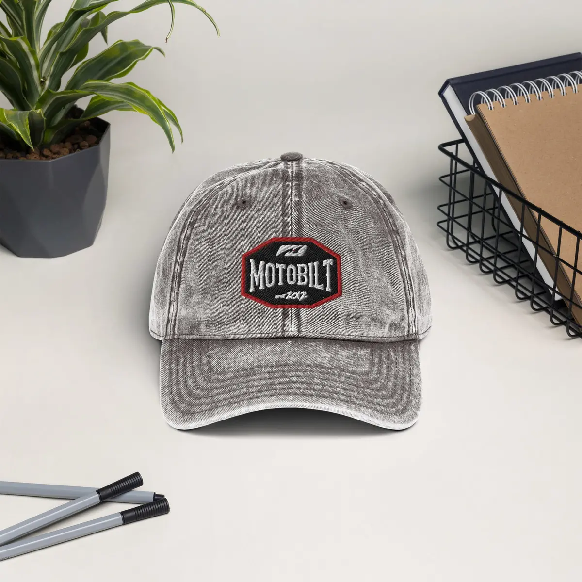Motobilt Vintage Cotton Twill Cap 1