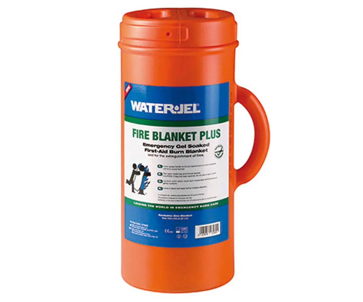 Water Jel Fire Blanket Plus Canister 5′ X 6′ 1