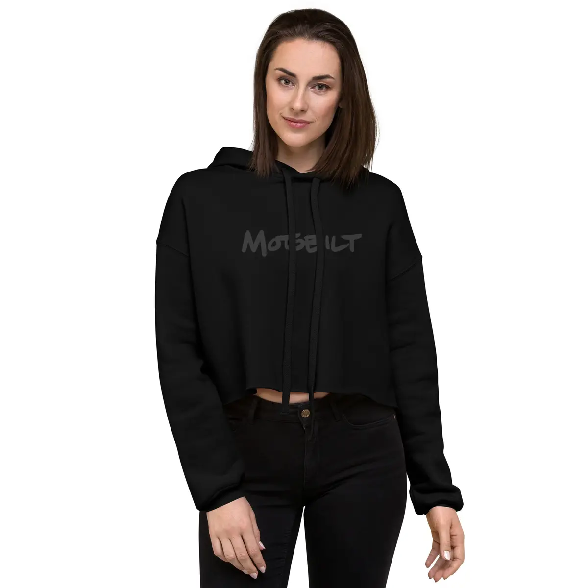 Motobilt Handwritten Crop Hoodie 2