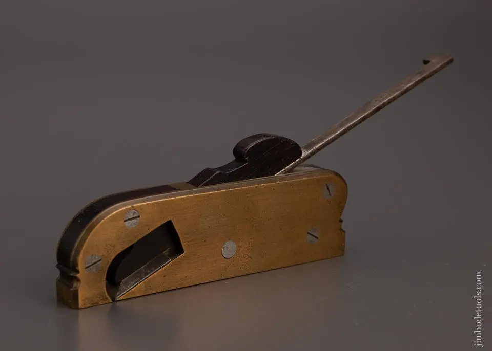 Extra Fancy Brass And Rosewood Shoulder Plane - Excelsior 98143 1