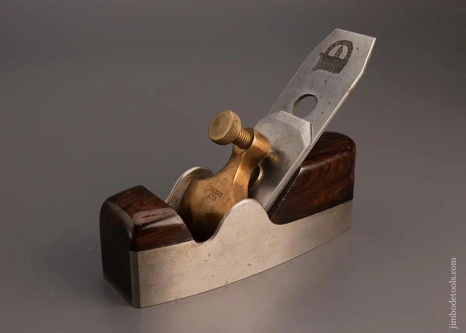 Mint! Phenomenal! Spiers Dovetailed Steel And Rosewood Smooth Plane - Excelsior 99268 1