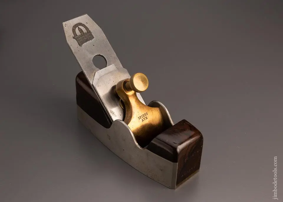 Mint! Phenomenal! Spiers Dovetailed Steel And Rosewood Smooth Plane - Excelsior 99268 2