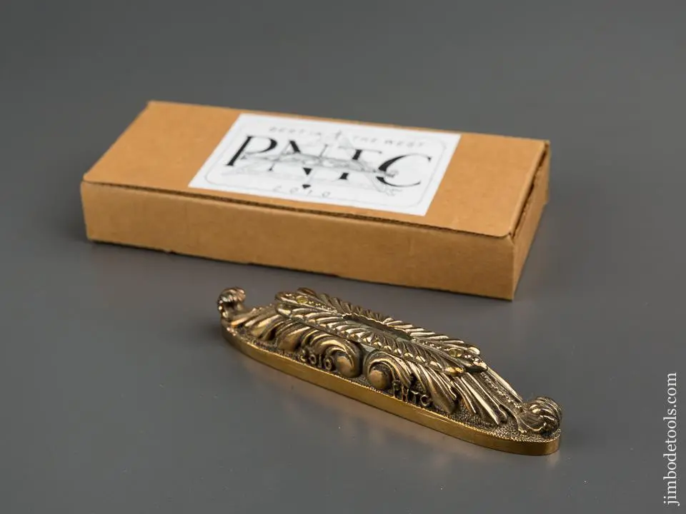 2010 Pntc Best In The West Favor - Brass 4 3/4 Inch Level Mint In Its Original Box -- 79243R 1