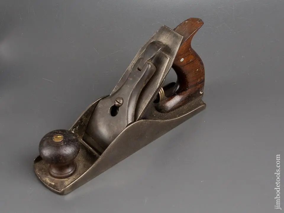 Stanley No. 4 Smooth Plane Type 2 Circa 1869-72 Solid Nut, Solid Cap -- 84477R 1
