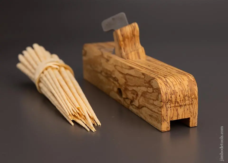 Mint Spalted Beech Spill Plane By Red Rose Reproductions - 97638 1