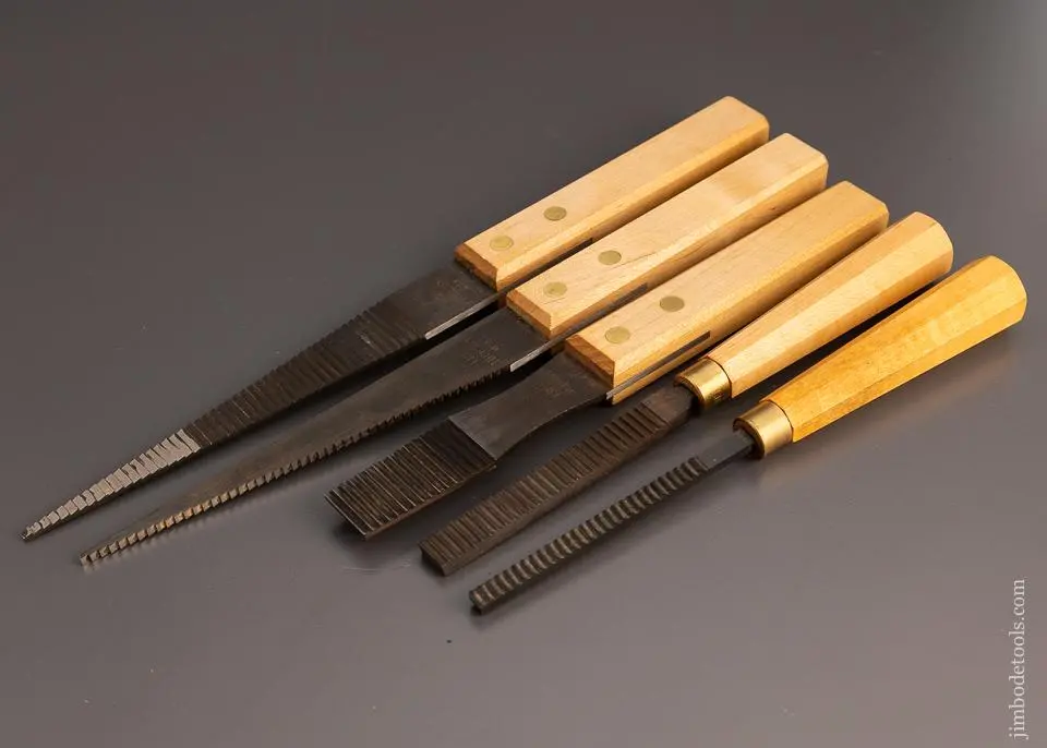 Mint Set Of 5 Lie-Nielsen Plane Maker’S Floats - 97659 1