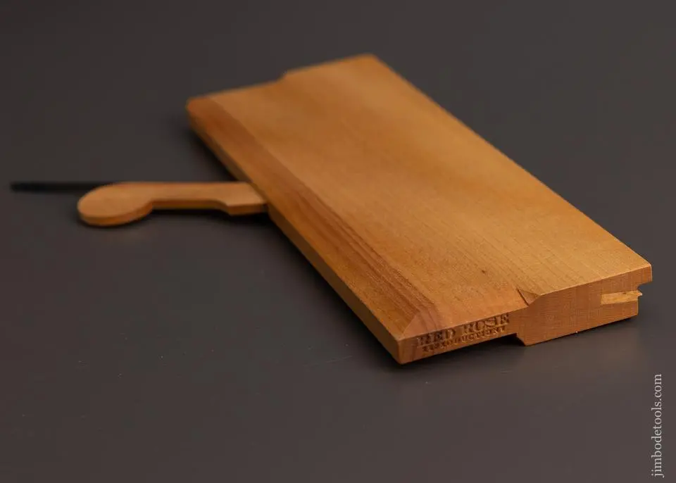 Mint & Unused Red Rose Beech 3/8 Inch Side Bead Moulding Plane - 97661 1