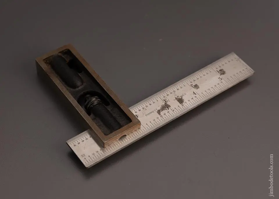 Fine Starrett 6 Inch Double Square - 97686 1
