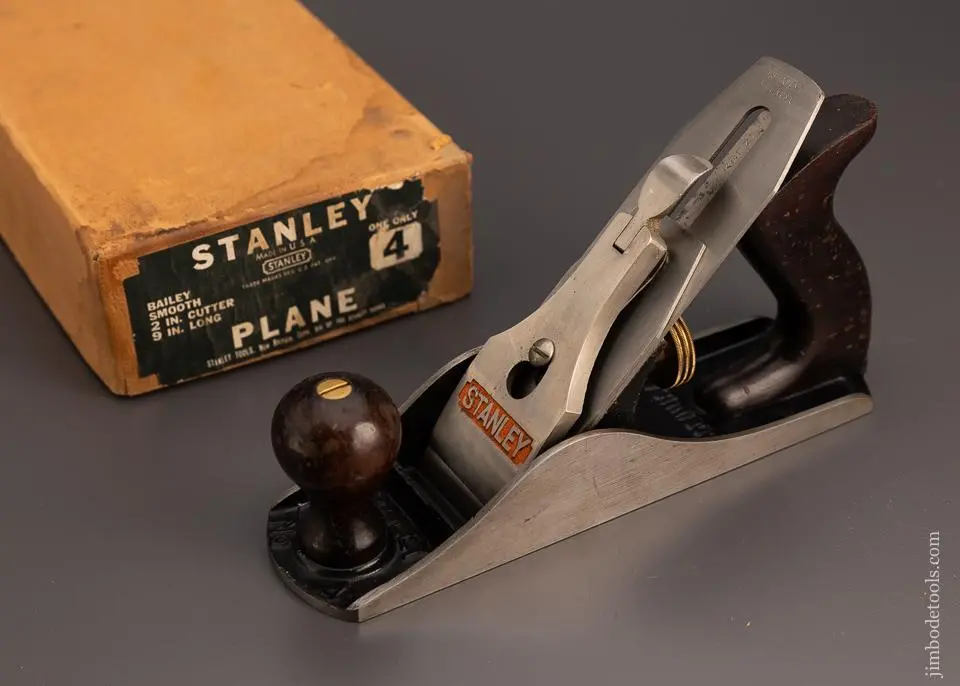 Stanley No. 4 Smooth Plane In Original Box - 97733 1