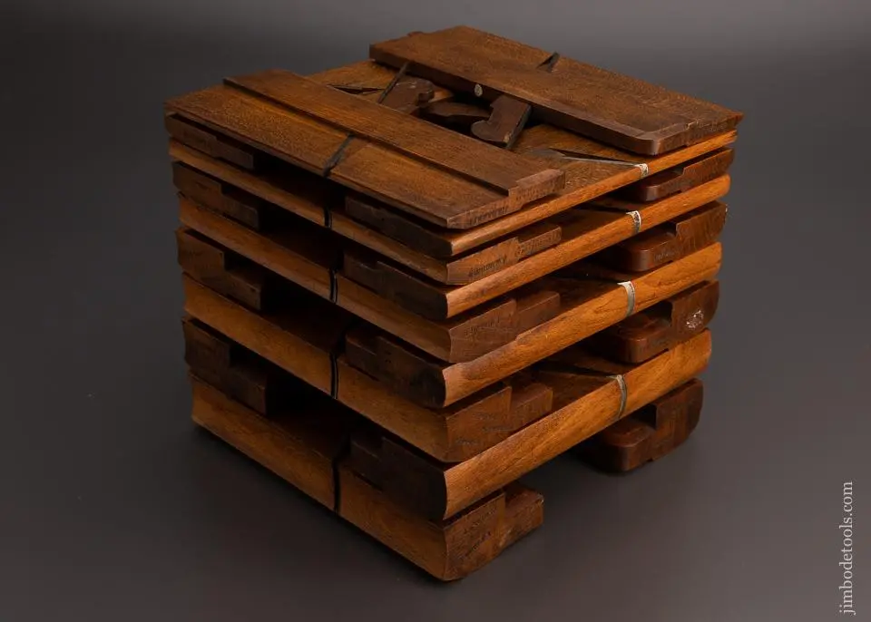Magnificent Set Of 18 Hollow & Round Moulding Planes By Birch - 97751 - As Of Apr 16 1