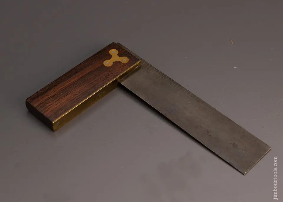 Fine 6 Inch Stanley No. 2 Try Square Rosewood - 97757 1