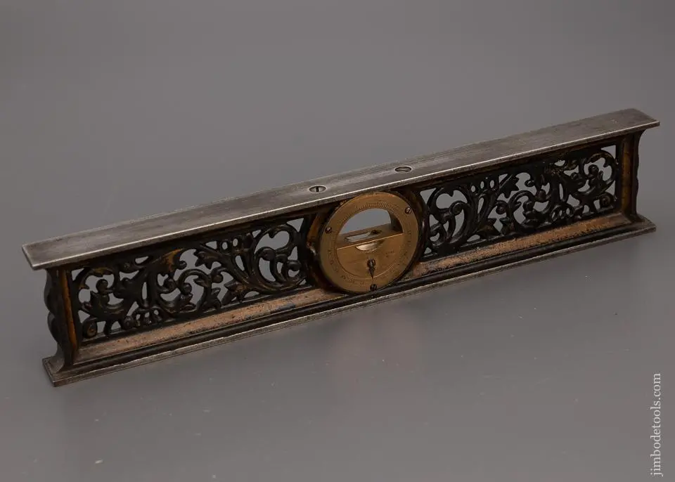 Spectacular Davis Ornate Filigris Inclinometer Level 12 Inch - 97802 1