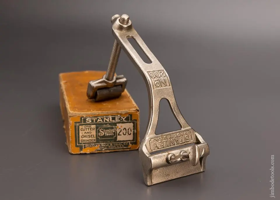 Stanley No. 200 Cutter & Chisel Grinder Mint In Box - 97829 1