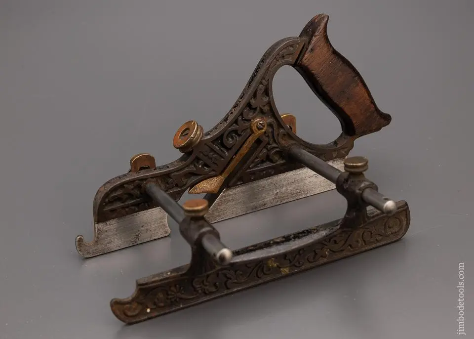Stanley Millers Patent No. 43 Ornate Plow Plane - 97830 1