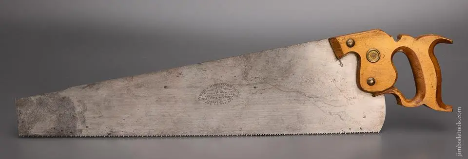 Fine Disston No. 7 Hand Saw 22 Inch - 97848 1