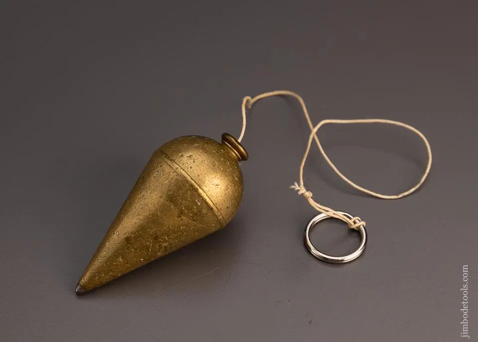Brass Plumb Bob With Internal Reel - 97856 1