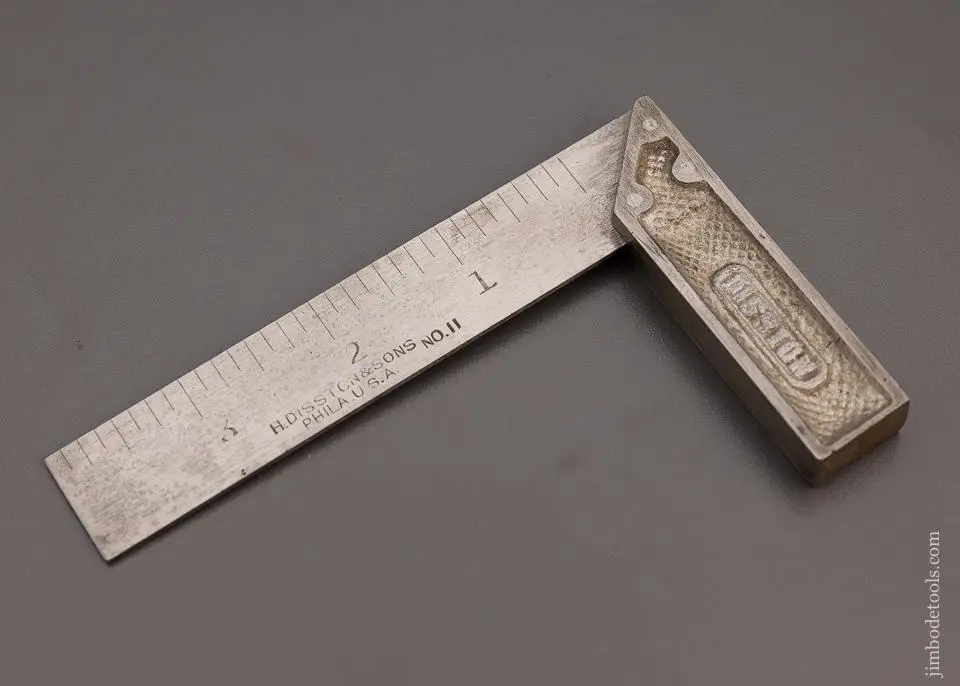 Mint Disston 4 Inch Try & Miter Square - 97860 1