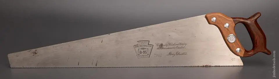 Unused Disston D-95 Hand Saw - 97882 1