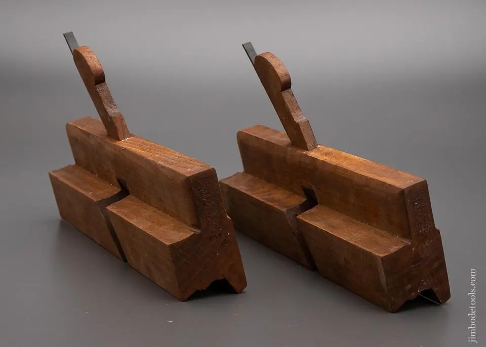 Near Mint Matched Pair 1St & 2Nd Cut Sash Moulding Planes - 97887 1