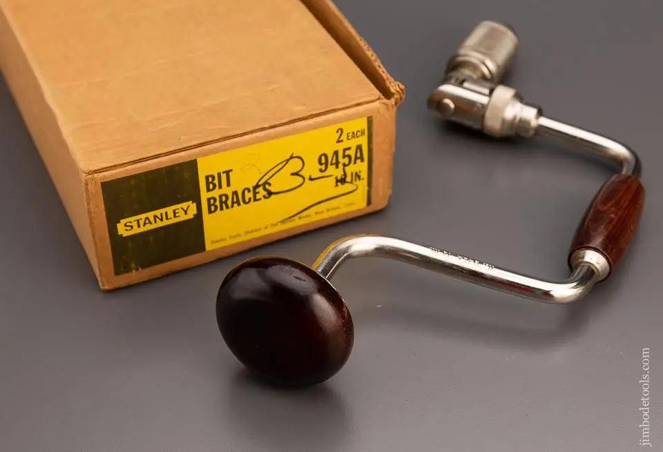 Stanley No. 945 Bit Brace Mint In Box 10 Inch -  - 97891 1