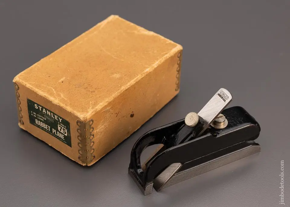 Stanley No. 75 Rabbet Plane Mint In Box - 97897 1