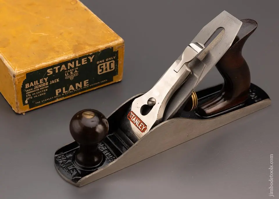 Stanley No. 5 1/4C Junior Jack Plane Dead Mint In Box - 97904 - As Of Apr 21 1