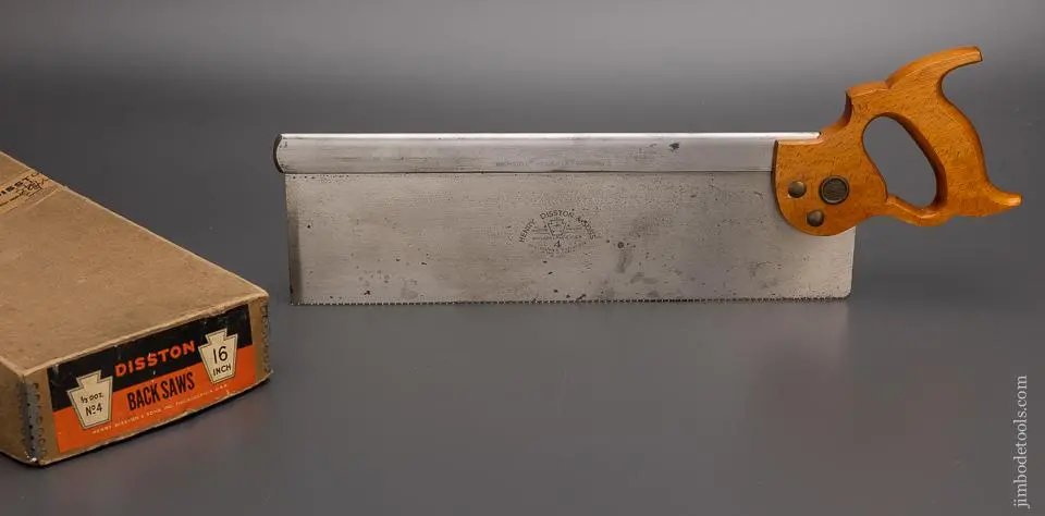 Disston No. 4 Carcass Saw Mint In Box! - 97932 1