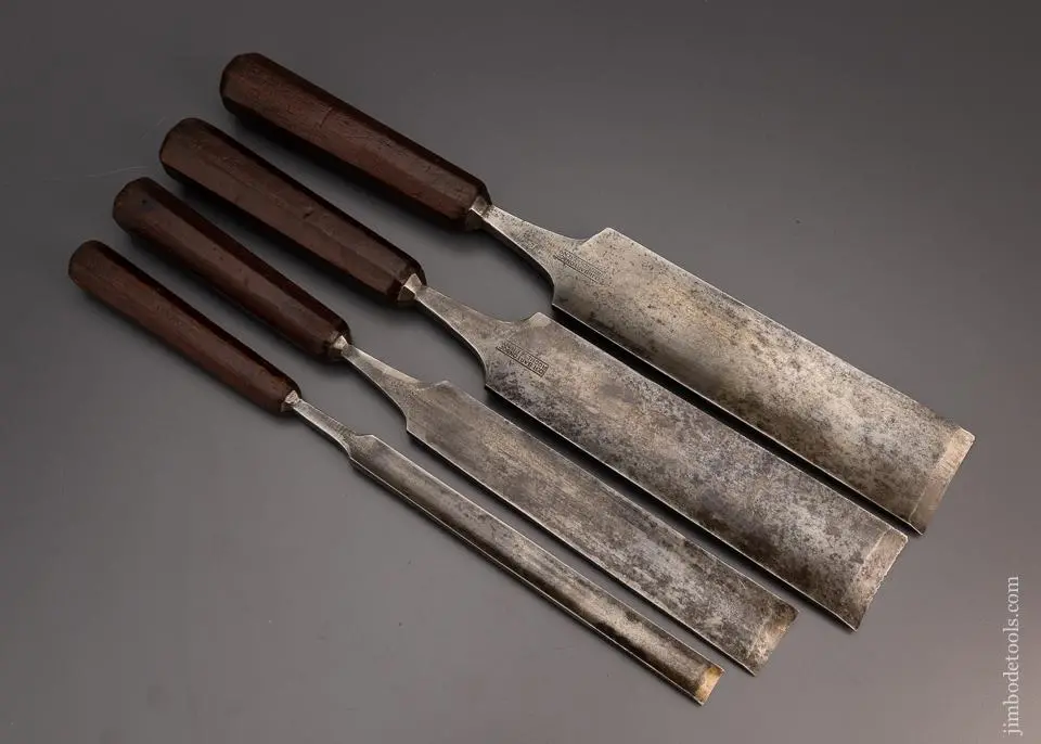 Fabulous D.R. Barton Set Of 4 Large Gouges - 97934 1