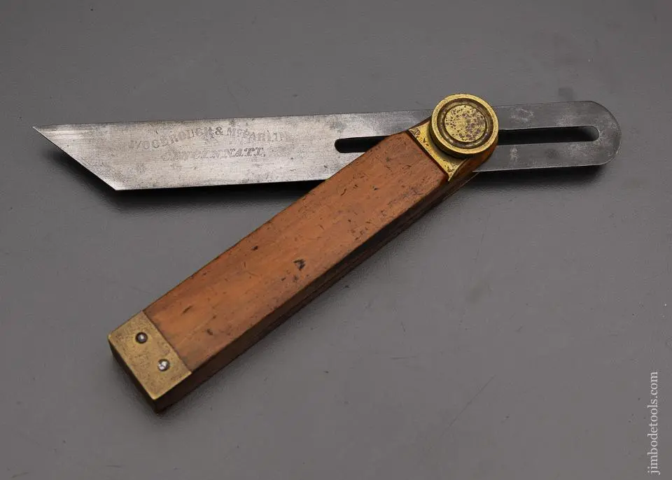 Fine Rare Woodrough & Mcparlin Applewood Bevel Square Signed, 8 Inch - 97937 1