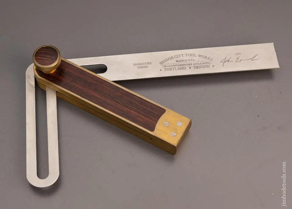 Bridge City Tool Works Tb-4 Complimentary Angle Bevel Square - 97963 1