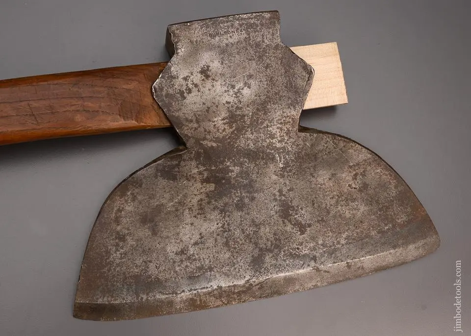 Excellent User Offset Single Bevel Broad Axe Buhl & Sons - 97968 1