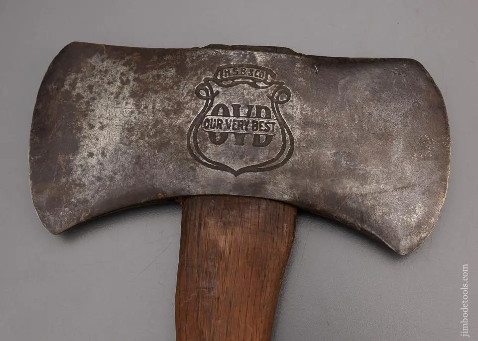 Awesome H.S.B. Co. Embossed Double Bevel Axe O.V.B. - 97969 1