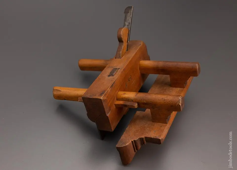 Good User Wedge Arm Plow Plane By John Bell Phila. - 97971 1