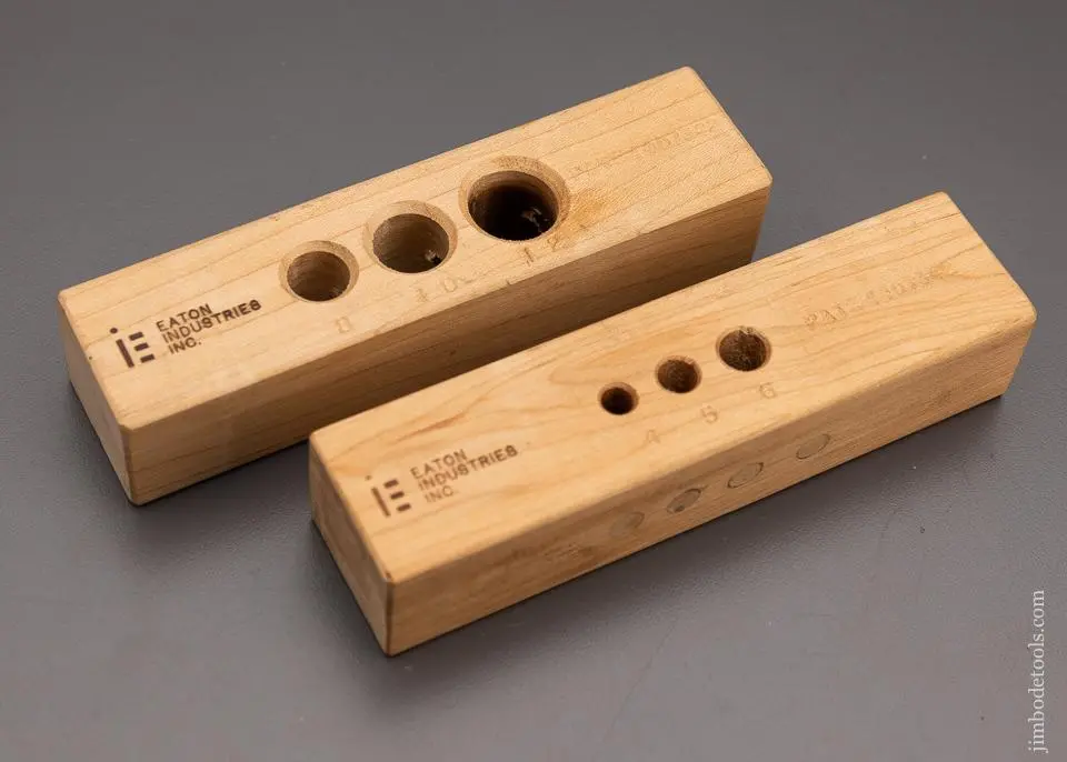 Eaton Patented Set Of Dowel Fluting Tools 1/4 To 3/4 Inch - 97990 1