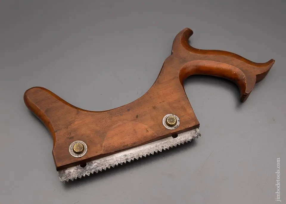 Gorgeous Apple Wood Stair Saw Unmarked - 97996 1