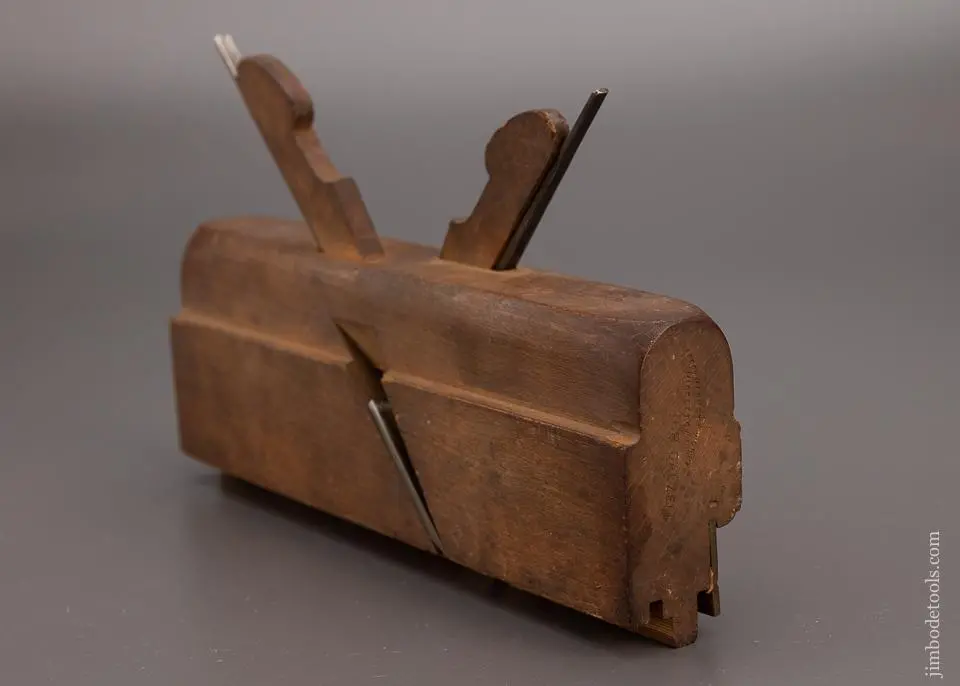 Extra Fine Arrowmammett Works Double Iron Coming & Going Tongue & Groove Plane - 98004 1