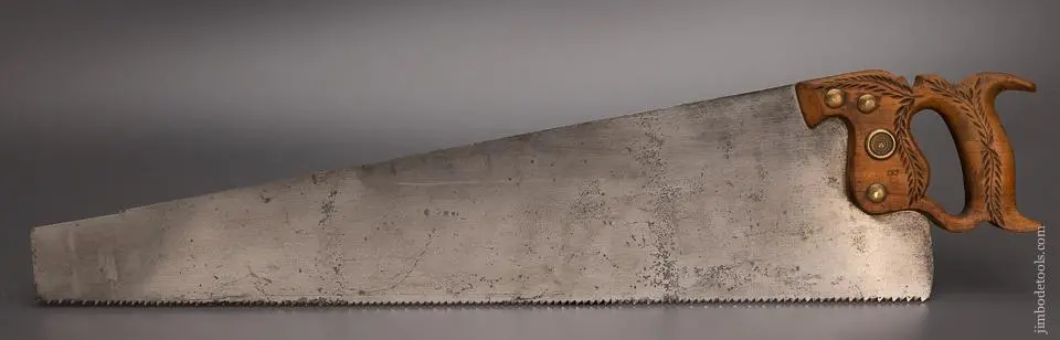 Rare Disston No. 99 London Spring Hand Saw - 98011 1