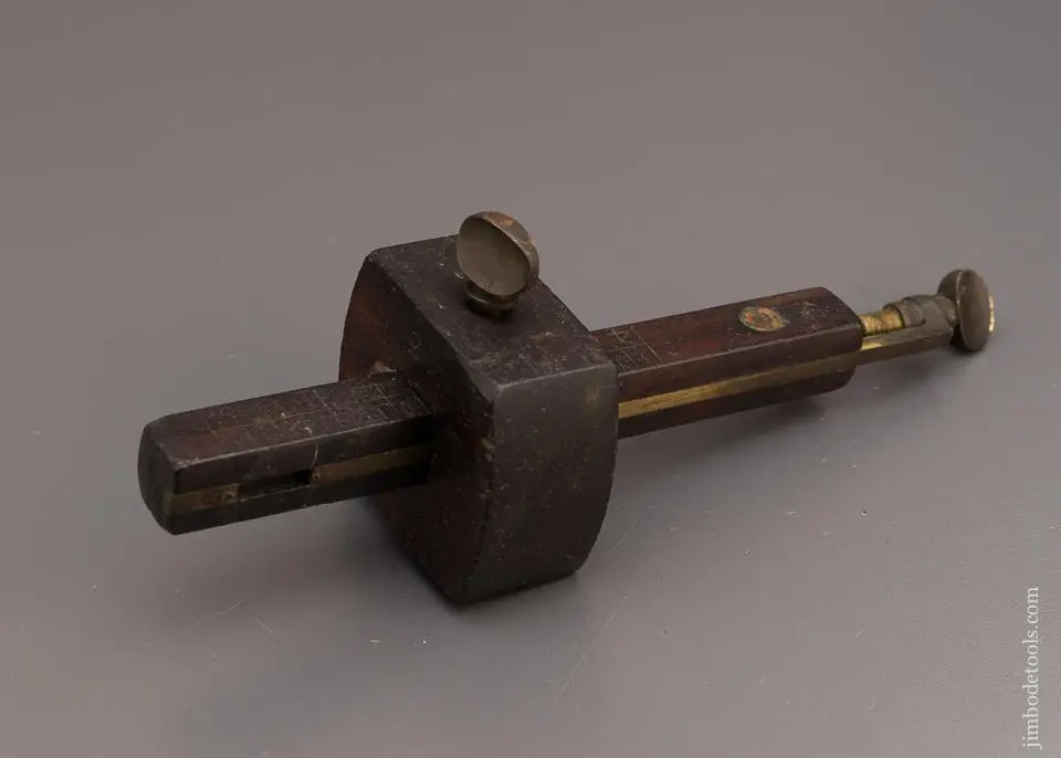 Ss Norton Colchester (Ma.) Rosewood Mortise Gauge Fine - 98024 1
