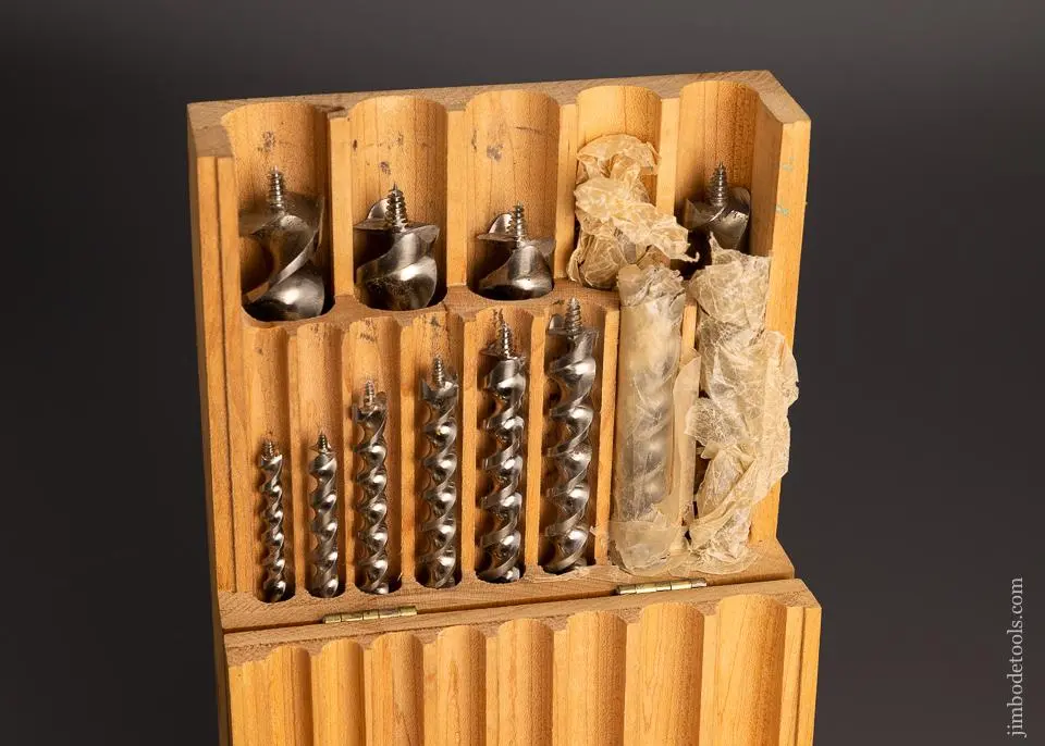 Fast Bore Snell Jennings Bit Set Near Mint With Label - 98026 1