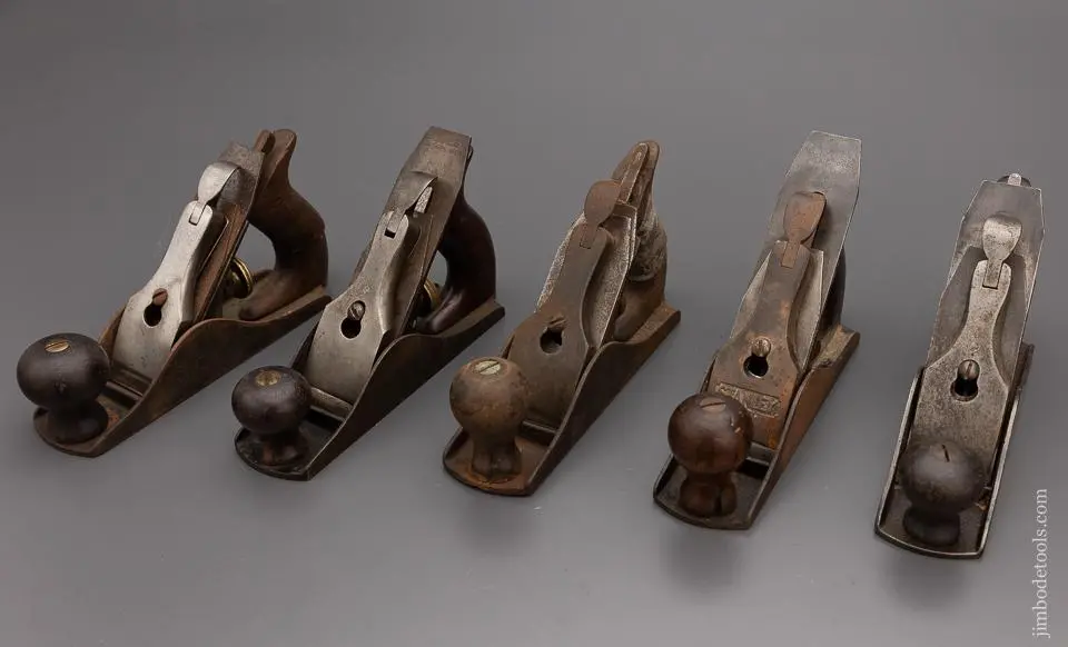 5 Stanley No. 2 Smooth Planes For Restoration - 98064 1