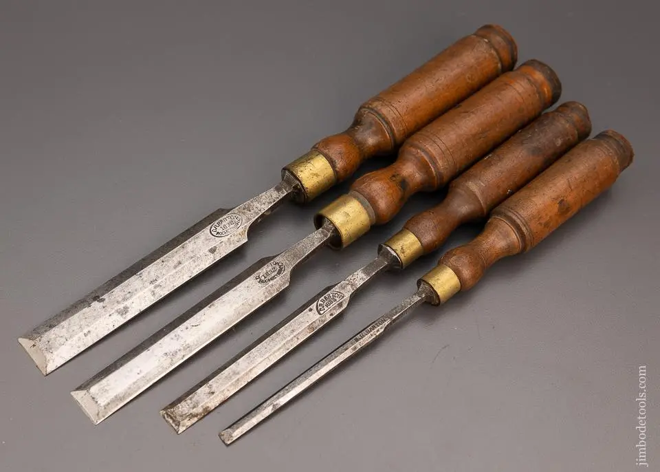 Great User Set Of D.R. Barton Tang Chisels - 98072 1