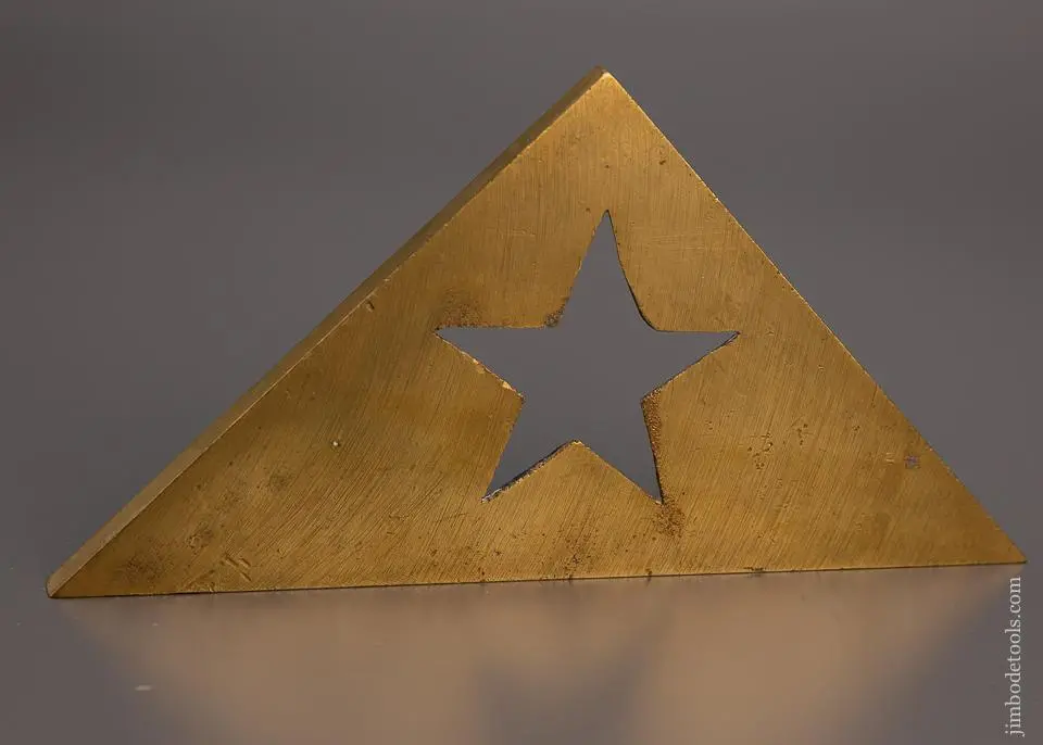 Unusual Star Tool Co. ? Brass 6 Inch Square - 98080 1
