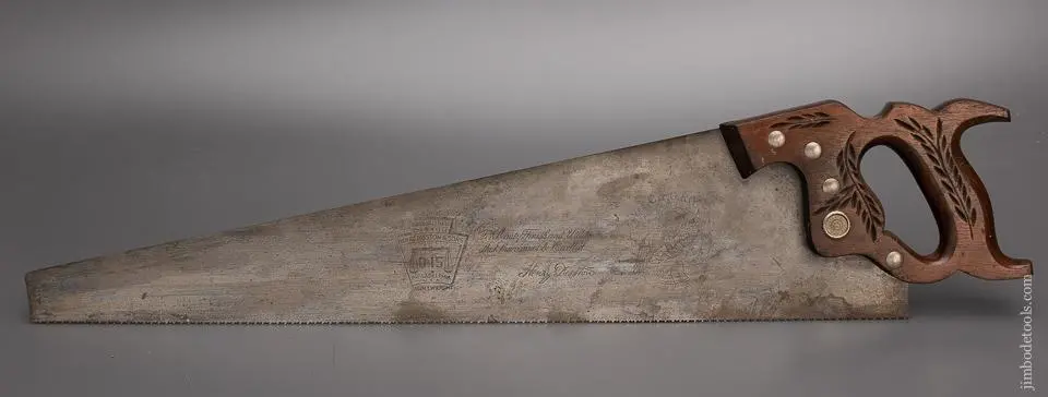 Disston Rosewood D-15 Victory Hand Saw - 98081 1