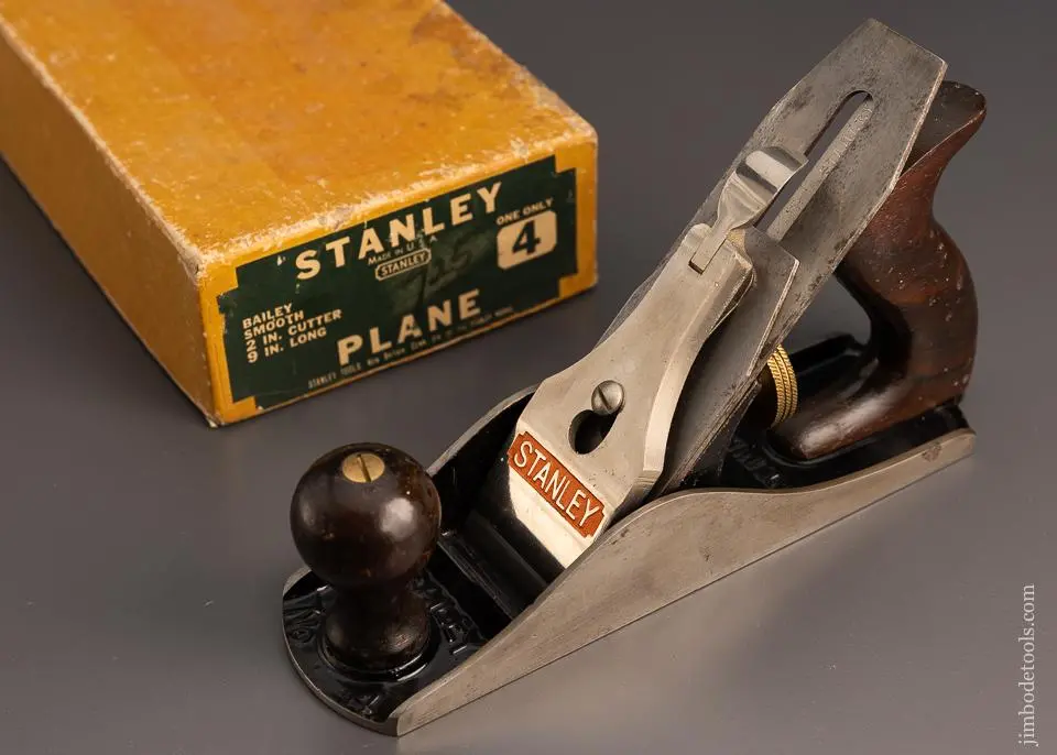 Stanley No. 4 Smooth Plane Near Mint In Box - 98106 1
