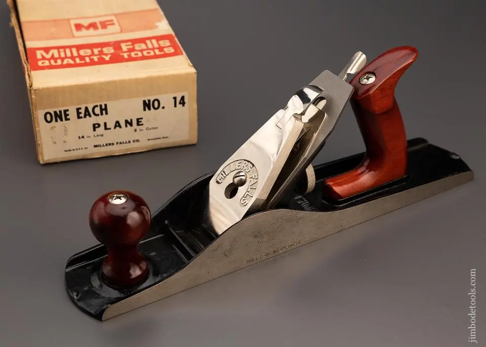 Millers Falls No. 14 Jack Plane Near Mint In Box - 98161 1